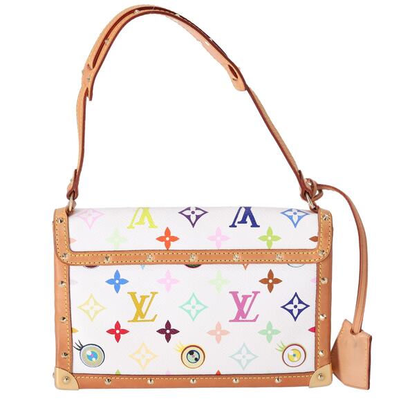 Louis Vuitton x Murakami Eye Miss You Pochette White Monogram Multicolore - Picture 3 of 8